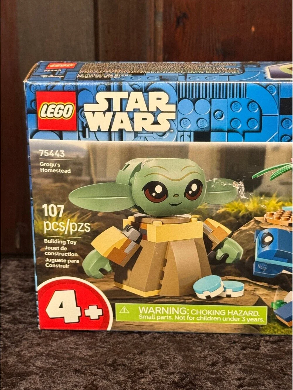 LEGO Star Wars Grogu's Homestead Building Toy Set 75443, 107 Pieces